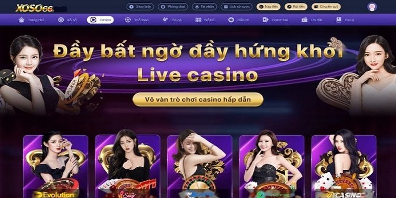 Mỗi sảnh casino trực tuyến tại đây đều hội tụ hàng trăm tựa game đặc sắc